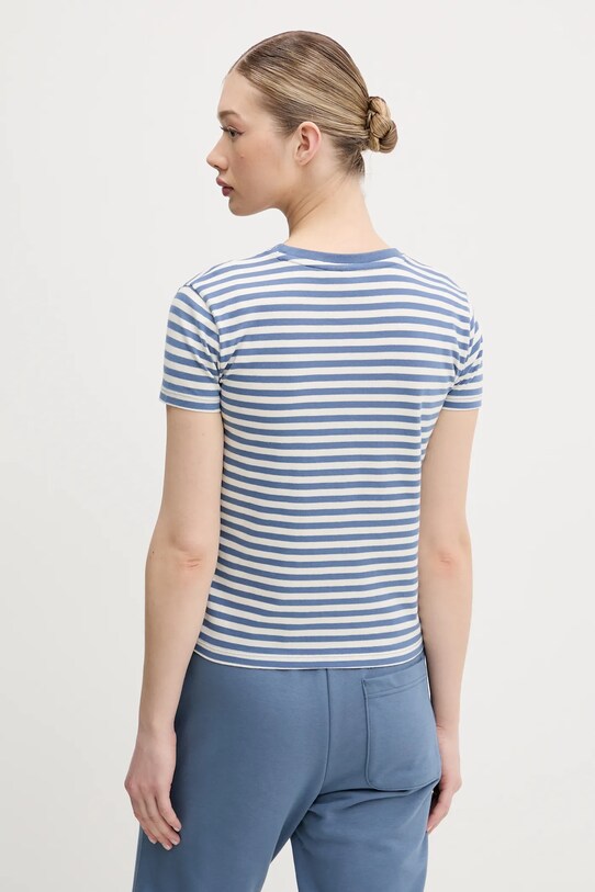 Odzież Superdry t-shirt bawełniany W1011640A.1IN niebieski