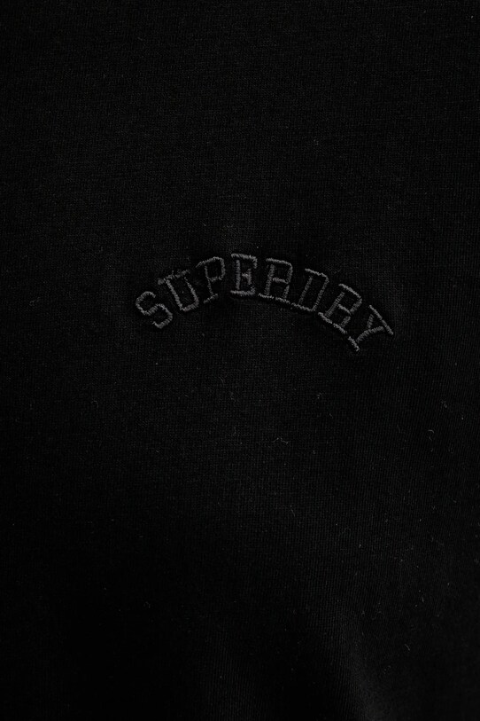 Superdry tricou din bumbac W1011644A.02A negru