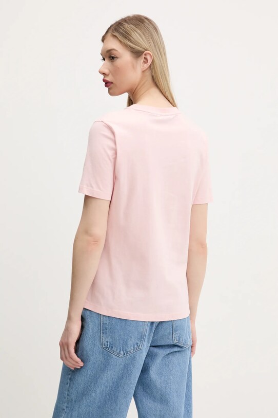 Odzież Superdry t-shirt bawełniany W1011644A.2LY różowy
