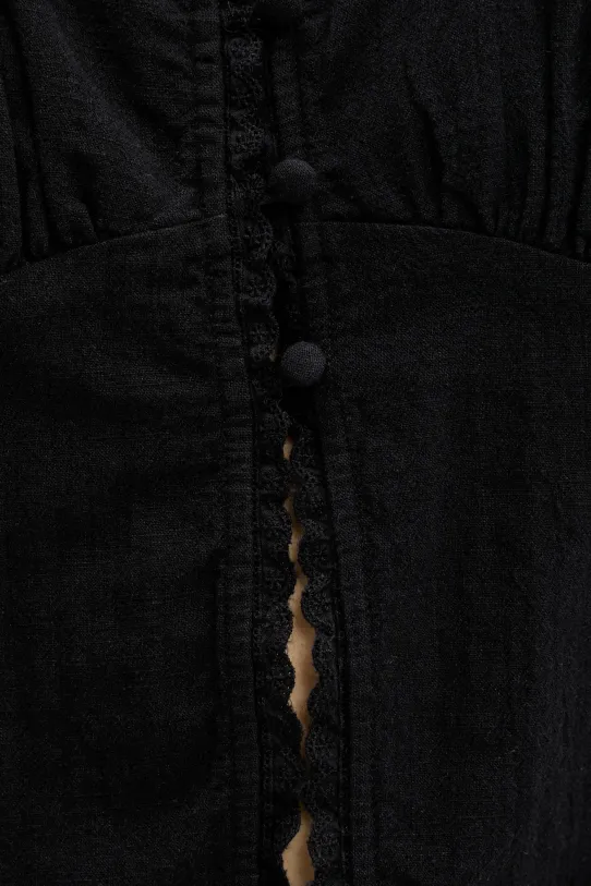 Superdry bluzka bawełniana W6012019A.02A czarny