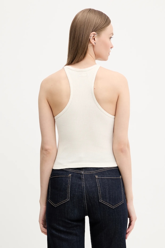 Îmbrăcăminte Superdry top din bumbac W6012145A.8ML bej