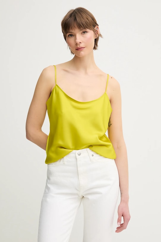 Calvin Klein bluzka regular żółty LV044B108G