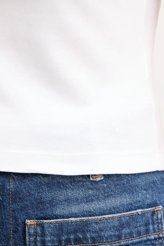 Bavlněný top Calvin Klein K20K208422 bílá