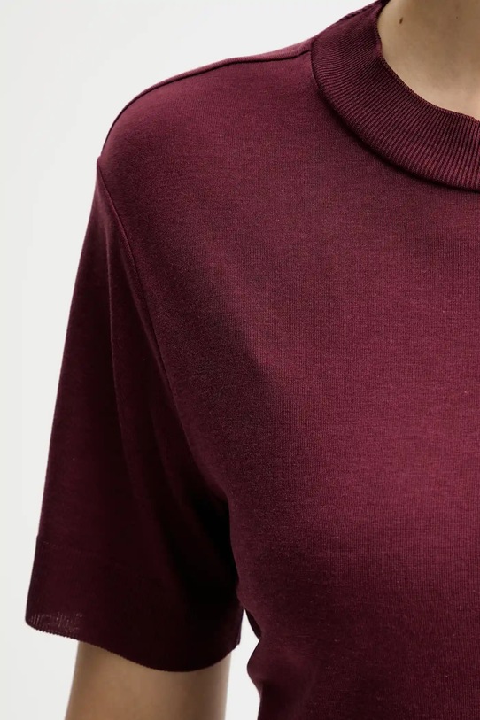 Majica kratkih rukava Calvin Klein LV044B206G bordo