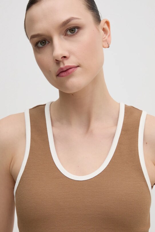 Топ Tommy Hilfiger коричневый WW0WW44572