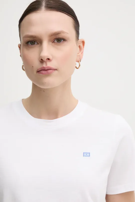 Tommy Hilfiger t-shirt bawełniany biały WW0WW45522