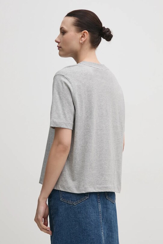 Odzież Tommy Hilfiger t-shirt bawełniany WW0WW45525 szary