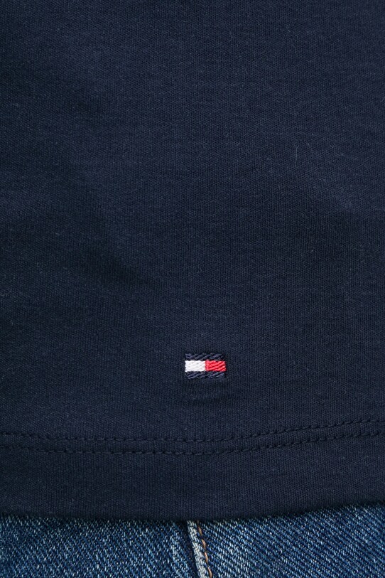 Tommy Hilfiger t-shirt bawełniany WW0WW46113 granatowy
