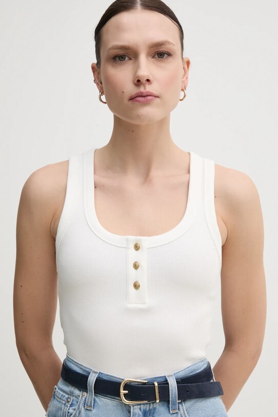Топ Tommy Hilfiger белый WW0WW43920