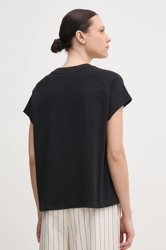 Одяг Бавовняна футболка Tommy Hilfiger WW0WW44544 чорний