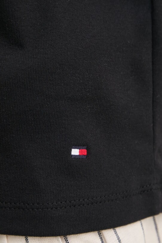 Бавовняна футболка Tommy Hilfiger WW0WW44544 чорний
