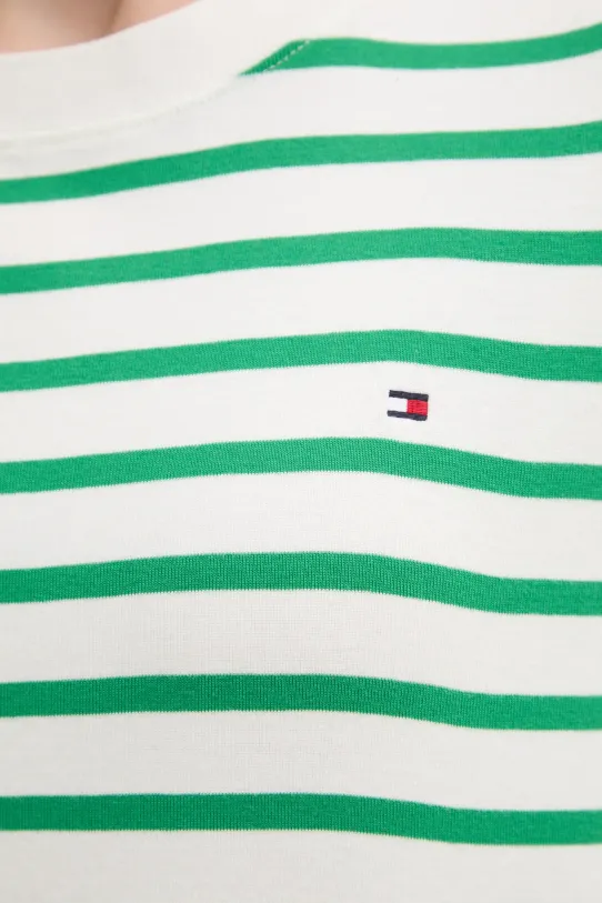 Tommy Hilfiger tricou din bumbac WW0WW46158 verde