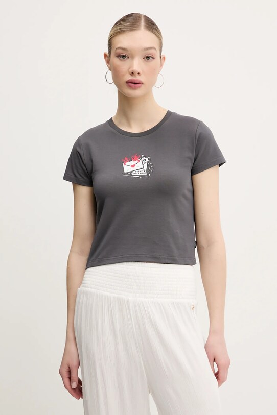 Футболка Converse slim серый 10027383.A02