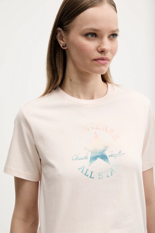 Converse tricou din bumbac bej 10027385.A03