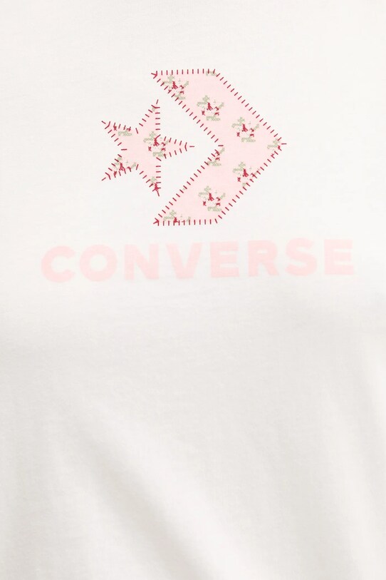 Converse tricou din bumbac 10027386.A03 bej
