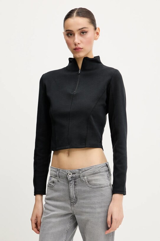 Converse longsleeve fixat negru 10027392.A02