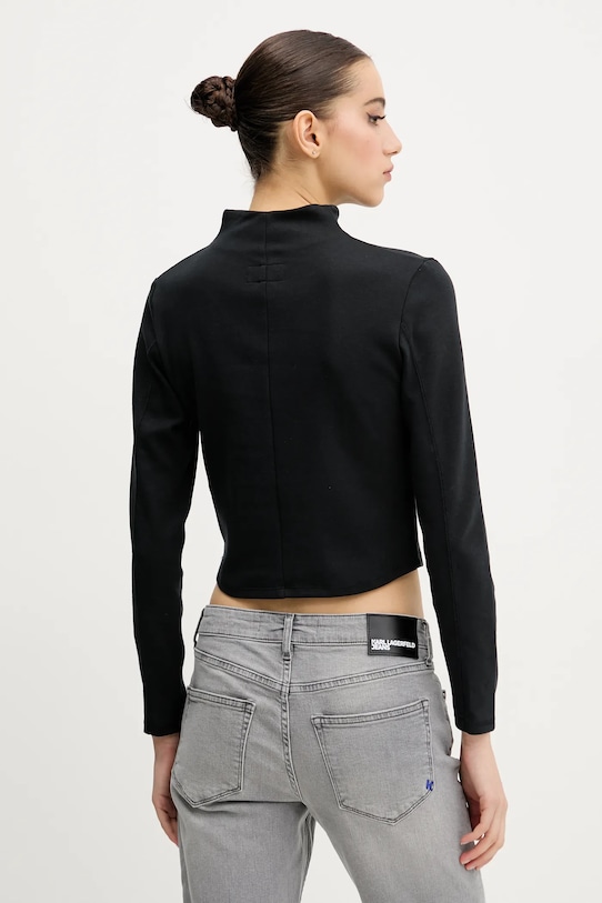 Odzież Converse longsleeve 10027392.A02 czarny