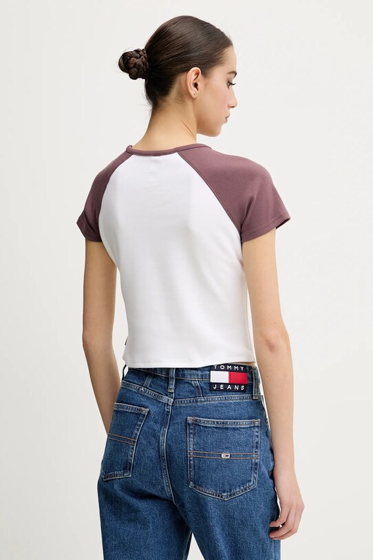 Îmbrăcăminte Converse tricou 10027396.A03 alb