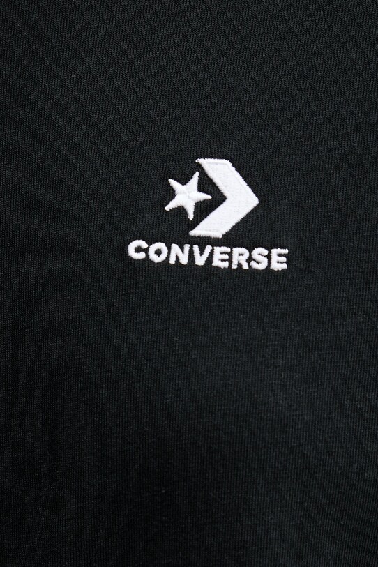 Converse tricou din bumbac 10028415.A01 negru