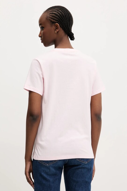 Odzież Converse t-shirt bawełniany 10028307.A03 różowy