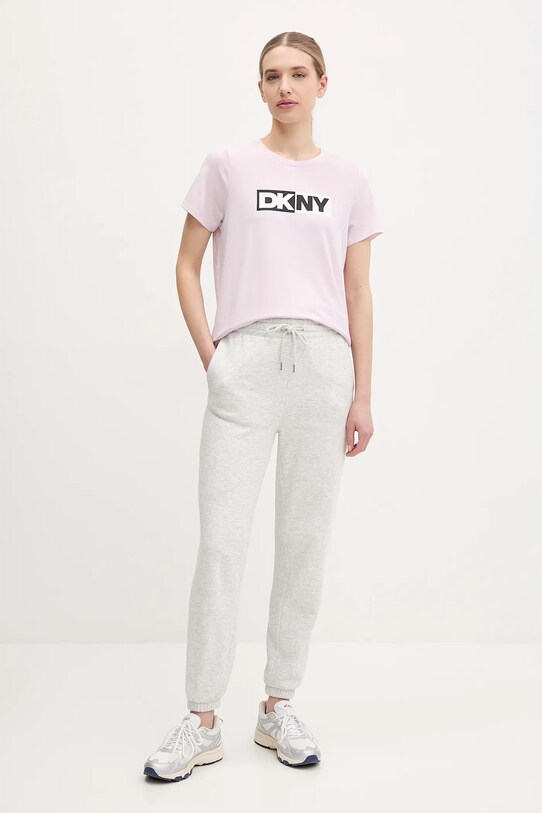Dkny t-shirt DP5T5894 różowy SS25