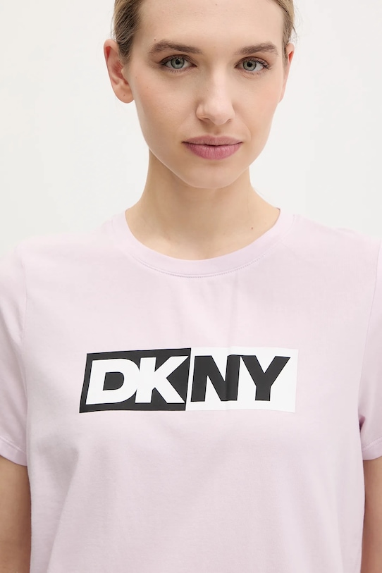 Dkny t-shirt różowy DP5T5894