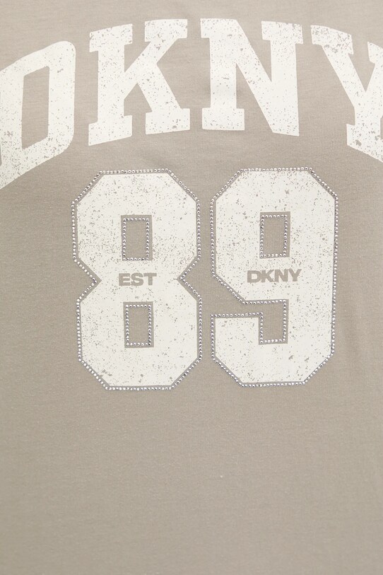 Dkny tricou din bumbac DP5T1228 gri