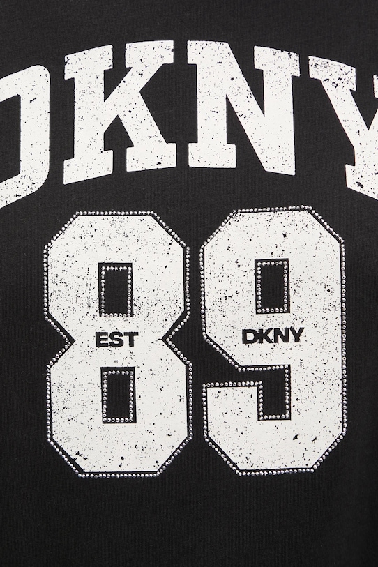 Dkny t-shirt bawełniany DP5T1228 czarny