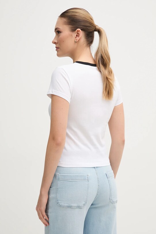 Дрехи Памучна тениска Dkny DJ5T1340 бял