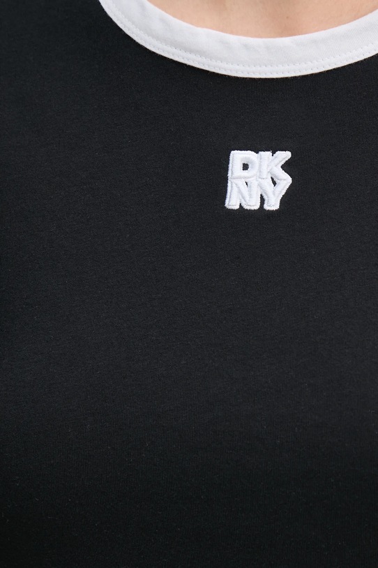 Dkny t-shirt bawełniany DJ5T1340 czarny