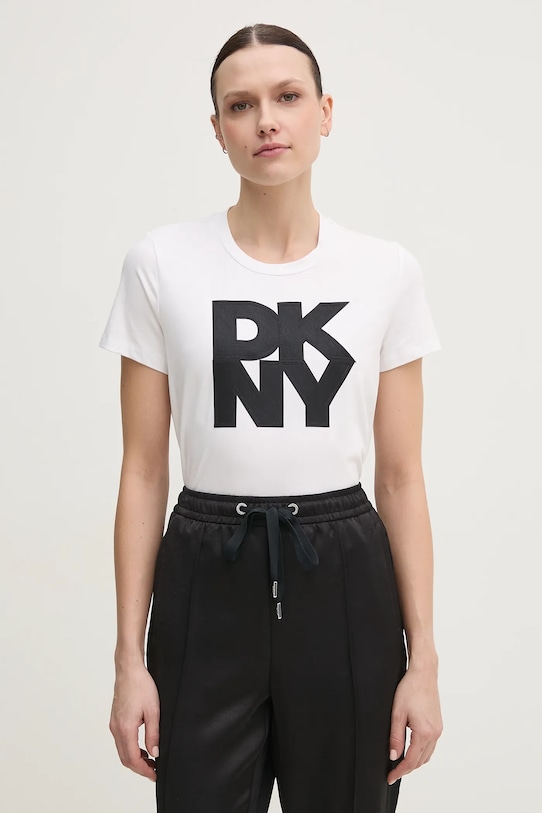 Μπλουζάκι Dkny κανονικό λευκό P5AHSWNA