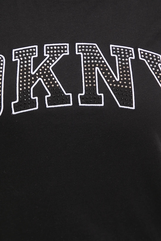 Бавовняна футболка Dkny DP5T1250 чорний