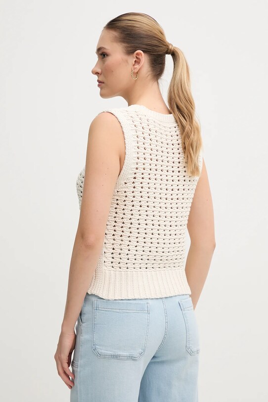 Ρούχα Γιλέκο Dkny DJ5R0529 μπεζ
