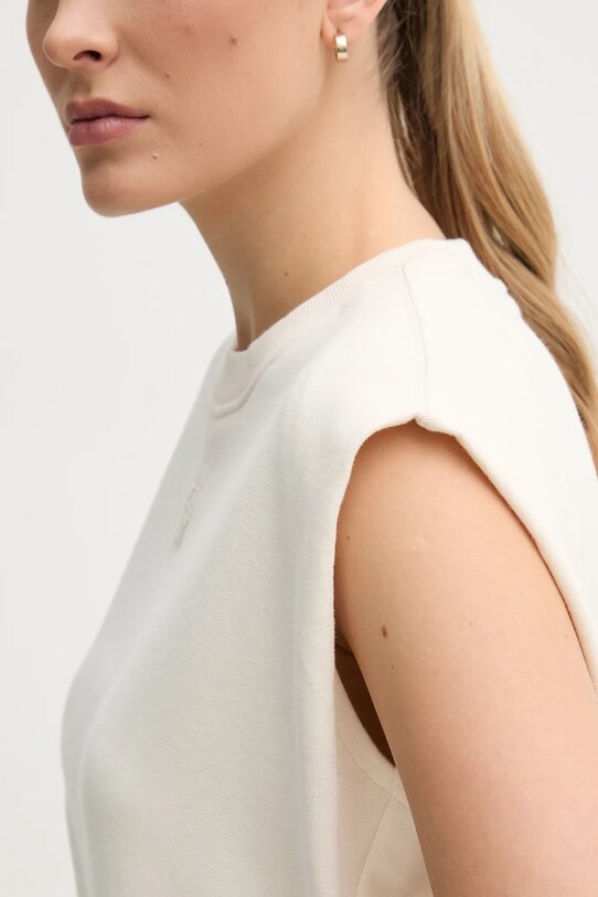 Dkny top in cotone DJ5T1397 beige