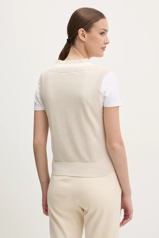 Ρούχα Βαμβακερό πουλόβερ Dkny DP5R6021 μπεζ
