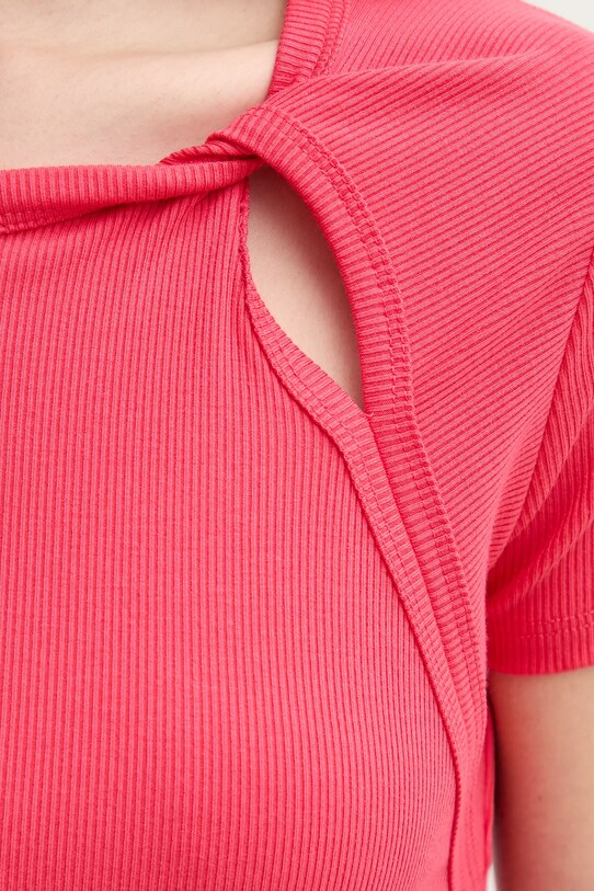 Dkny t-shirt P51H8APJ. rosa