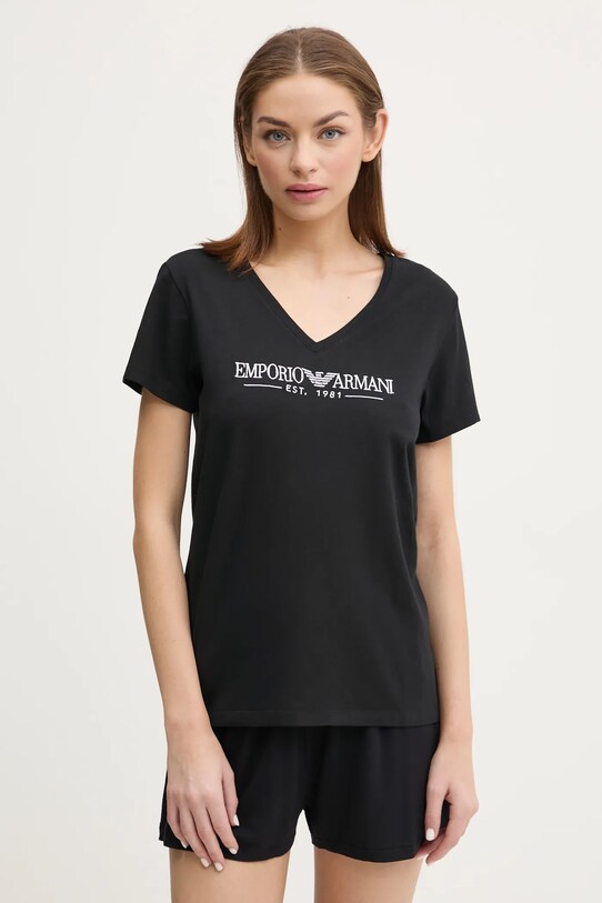 Emporio Armani Underwear tricou uni negru EW000409.AF10881