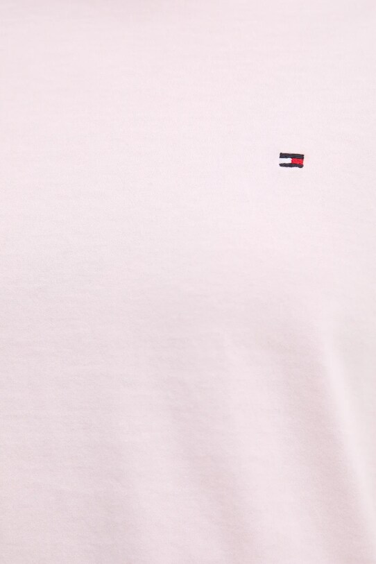 Хлопковая футболка Tommy Hilfiger UW0UW05763 розовый