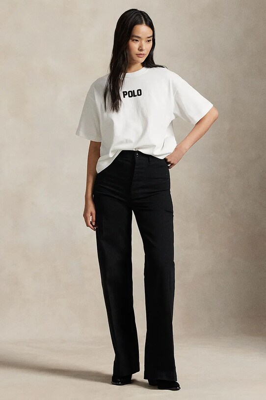 Одяг Бавовняна футболка Polo Ralph Lauren 211965119 білий