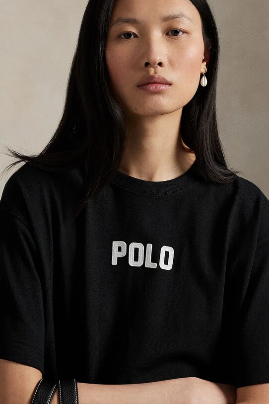 Polo Ralph Lauren t-shirt bawełniany czarny 211965119