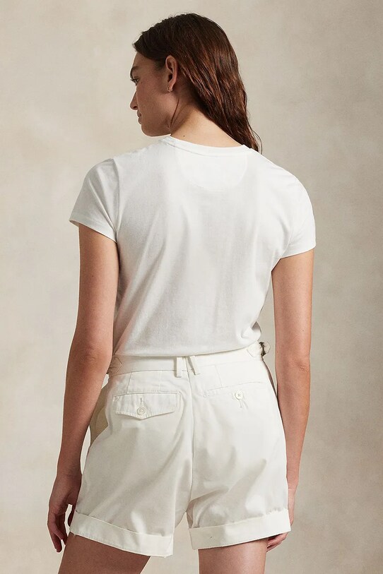 Polo Ralph Lauren t-shirt bawełniany Wimbledon Collection 211970505 biały SS25