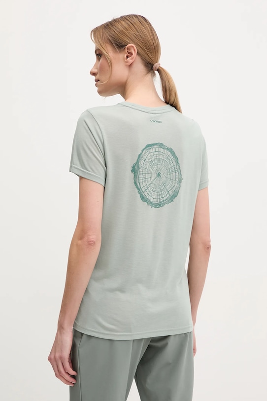 Odzież Viking t-shirt Rune 500.27.7365 zielony