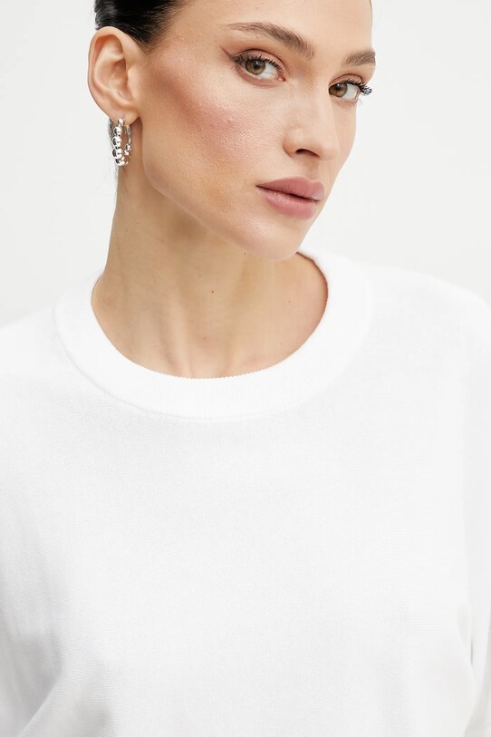 MICHAEL Michael Kors t-shirt bawełniany biały MS56160FE5