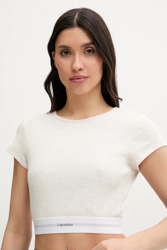 Îmbrăcăminte Calvin Klein Underwear tricou LV00QS7349 bej