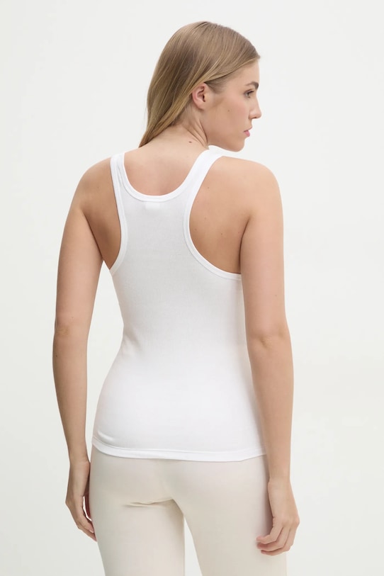 Oblečenie Bavlnený top Calvin Klein Underwear 3-pak LV00QS7493 biela