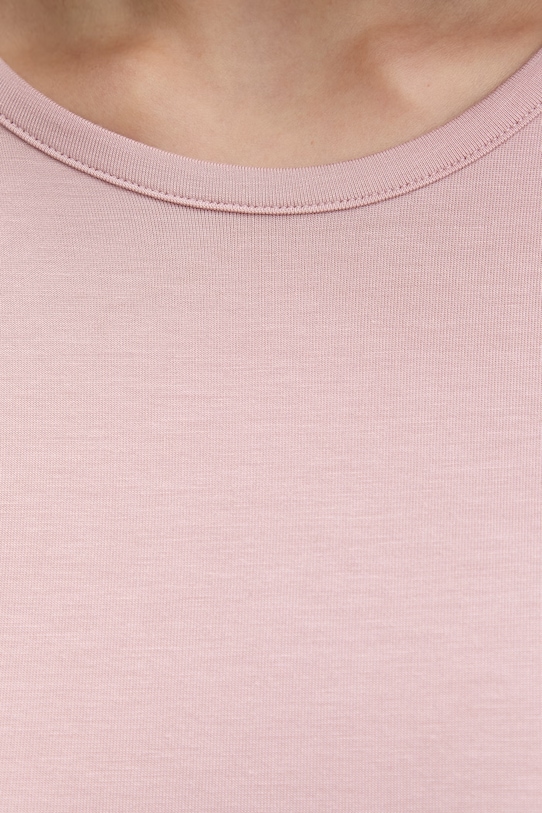 Calvin Klein Underwear T-shirt piżamowy damski z modalu różowy LV00QS7435