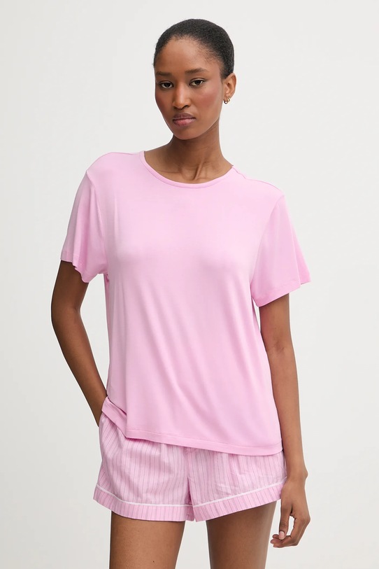 Pyžamové tričko Calvin Klein Underwear ružová LV00QS7435