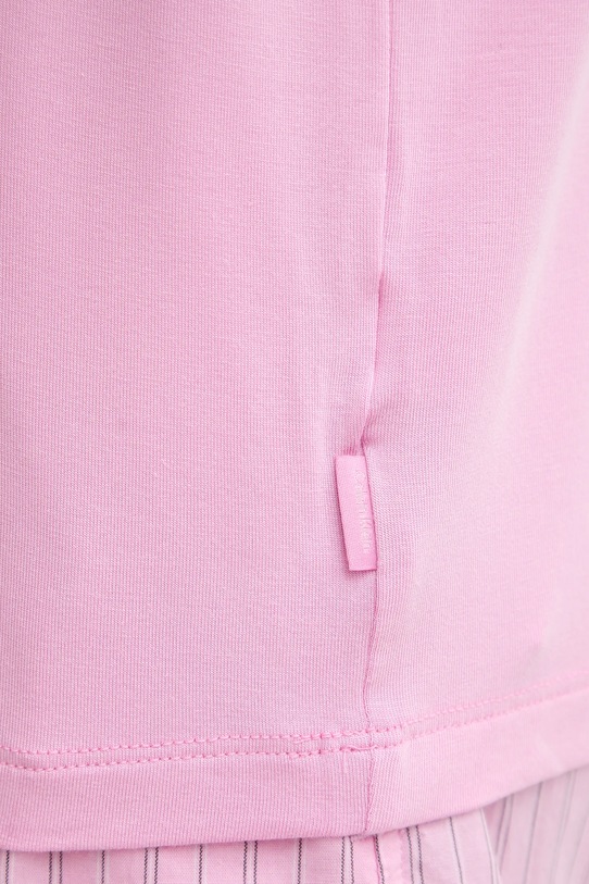 Calvin Klein Underwear t-shirt piżamowy LV00QS7435 fioletowy