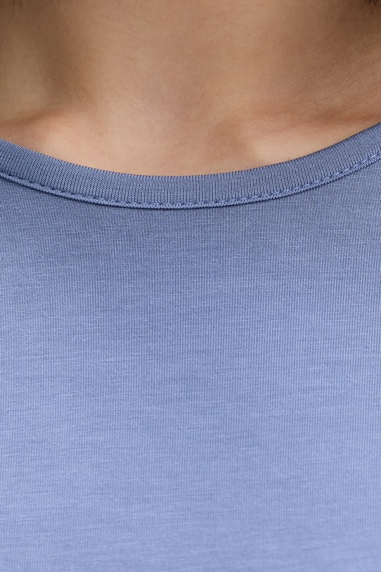 Calvin Klein Underwear T-shirt piżamowy damski z modalu niebieski LV00QS7435