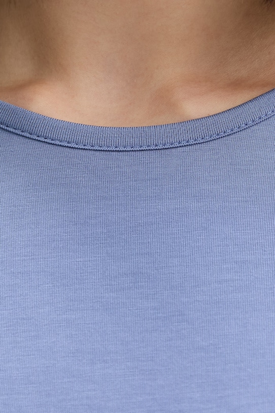 Calvin Klein Underwear T-shirt piżamowy damski z modalu niebieski LV00QS7435